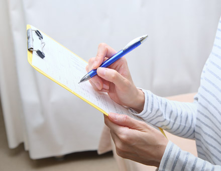 丁寧なカウンセリング